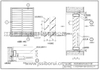 发电厂/变电站防雨防沙百叶窗结构图